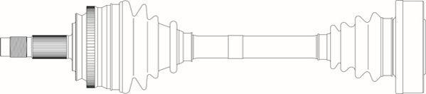 General Ricambi AR3059 - Приводний вал autozip.com.ua