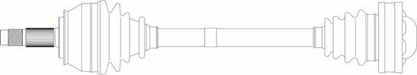 General Ricambi AR3066 - Приводний вал autozip.com.ua