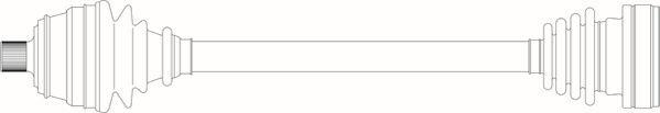 General Ricambi AU3015 - Приводний вал autozip.com.ua