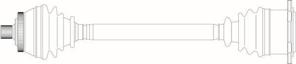 General Ricambi WW3295 - Приводний вал autozip.com.ua