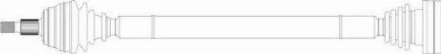 General Ricambi WW3293 - Приводний вал autozip.com.ua