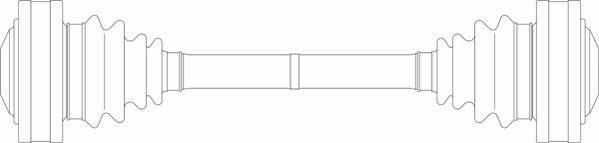 General Ricambi BW3044 - Приводний вал autozip.com.ua