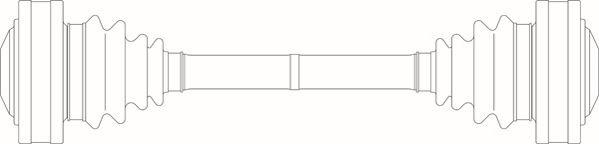 General Ricambi BW3046 - Приводний вал autozip.com.ua