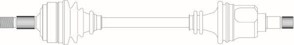 General Ricambi CI3061 - Приводний вал autozip.com.ua