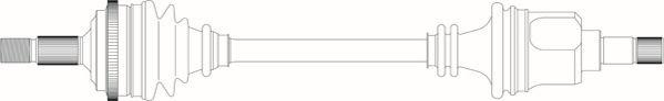 General Ricambi CI3141 - Приводний вал autozip.com.ua