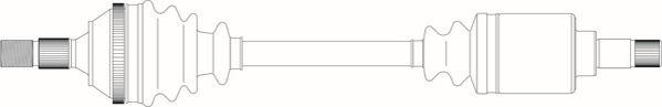 General Ricambi CI3085 - Приводний вал autozip.com.ua