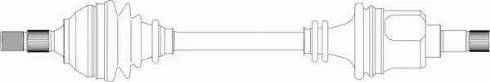 General Ricambi CI3081 - Приводний вал autozip.com.ua