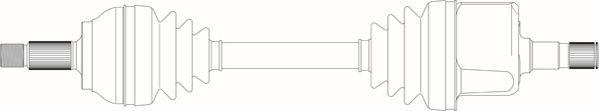 General Ricambi CI3035 - Приводний вал autozip.com.ua