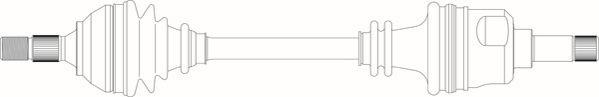 General Ricambi CI3079 - Приводний вал autozip.com.ua