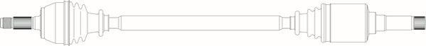 General Ricambi CI3076 - Приводний вал autozip.com.ua