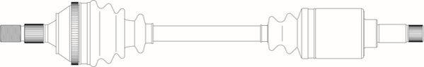 General Ricambi CI3157 - Приводний вал autozip.com.ua