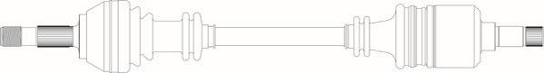 General Ricambi CI3109 - Приводний вал autozip.com.ua