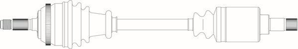 General Ricambi CI3131 - Приводний вал autozip.com.ua
