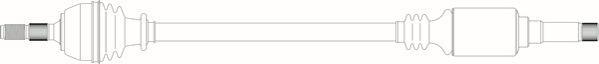 General Ricambi CI3124 - Приводний вал autozip.com.ua