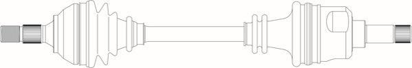 General Ricambi CI3173 - Приводний вал autozip.com.ua