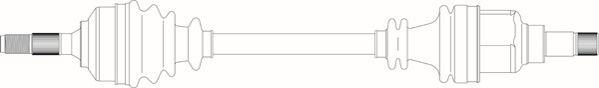 General Ricambi CI3253 - Приводний вал autozip.com.ua