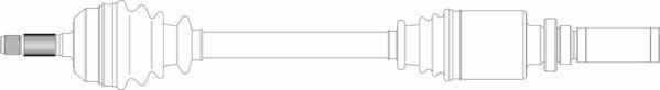 General Ricambi CI3200 - Приводний вал autozip.com.ua