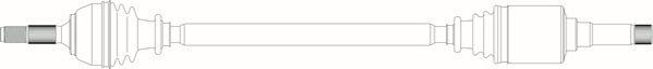 General Ricambi CI3236 - Приводний вал autozip.com.ua