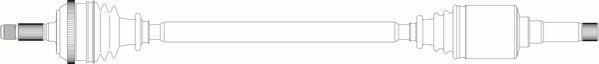 General Ricambi CI3238 - Приводний вал autozip.com.ua