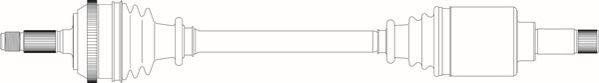 General Ricambi CI3237 - Приводний вал autozip.com.ua
