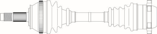 General Ricambi FI3163 - Приводний вал autozip.com.ua