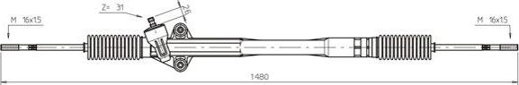 General Ricambi IV4003 - Рульовий механізм, рейка autozip.com.ua