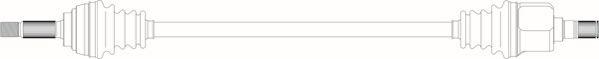 General Ricambi MT3073 - Приводний вал autozip.com.ua