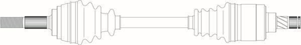General Ricambi ND3119 - Приводний вал autozip.com.ua