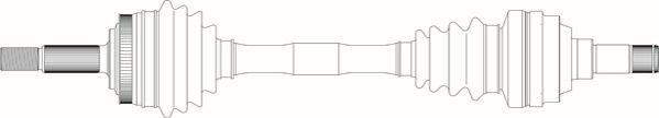 General Ricambi OP3047 - Приводний вал autozip.com.ua