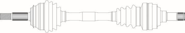 General Ricambi OP3012 - Приводний вал autozip.com.ua