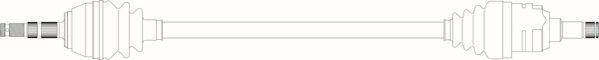 General Ricambi OP3165 - Приводний вал autozip.com.ua