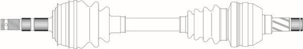General Ricambi OP3115 - Приводний вал autozip.com.ua