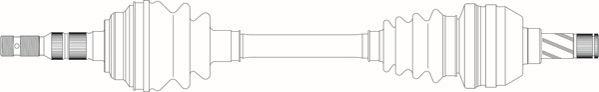 General Ricambi OP3200 - Приводний вал autozip.com.ua