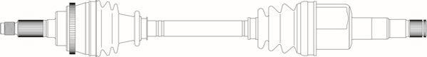 General Ricambi OP3226 - Приводний вал autozip.com.ua