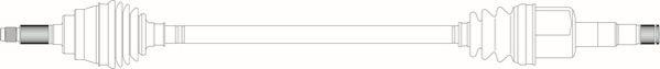General Ricambi OP3221 - Приводний вал autozip.com.ua