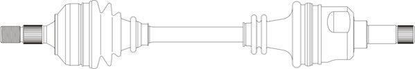 General Ricambi PE3251 - Приводний вал autozip.com.ua