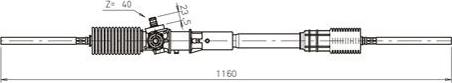 General Ricambi RE4045 - Рульовий механізм, рейка autozip.com.ua