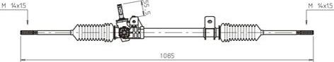 General Ricambi RE4041 - Рульовий механізм, рейка autozip.com.ua