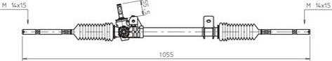 General Ricambi RE4042 - Рульовий механізм, рейка autozip.com.ua