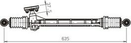 General Ricambi RE4004 - Рульовий механізм, рейка autozip.com.ua