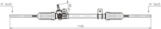 General Ricambi RE4032 - Рульовий механізм, рейка autozip.com.ua