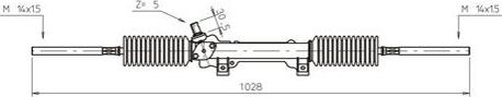 General Ricambi RE4023 - Рульовий механізм, рейка autozip.com.ua