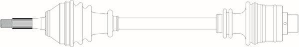 General Ricambi RE3040 - Приводний вал autozip.com.ua