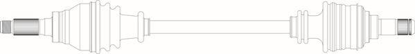 General Ricambi RE3041 - Приводний вал autozip.com.ua