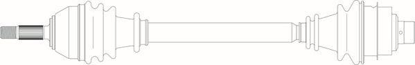 General Ricambi RE3065 - Приводний вал autozip.com.ua