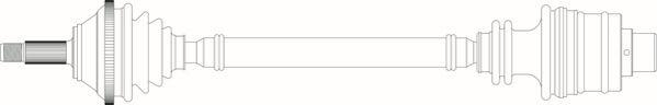General Ricambi RE3089 - Приводний вал autozip.com.ua
