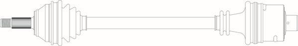 General Ricambi RE3034 - Приводний вал autozip.com.ua