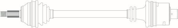 General Ricambi RE3020 - Приводний вал autozip.com.ua