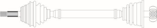 General Ricambi RE3160 - Приводний вал autozip.com.ua