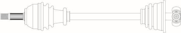 General Ricambi RE3106 - Приводний вал autozip.com.ua